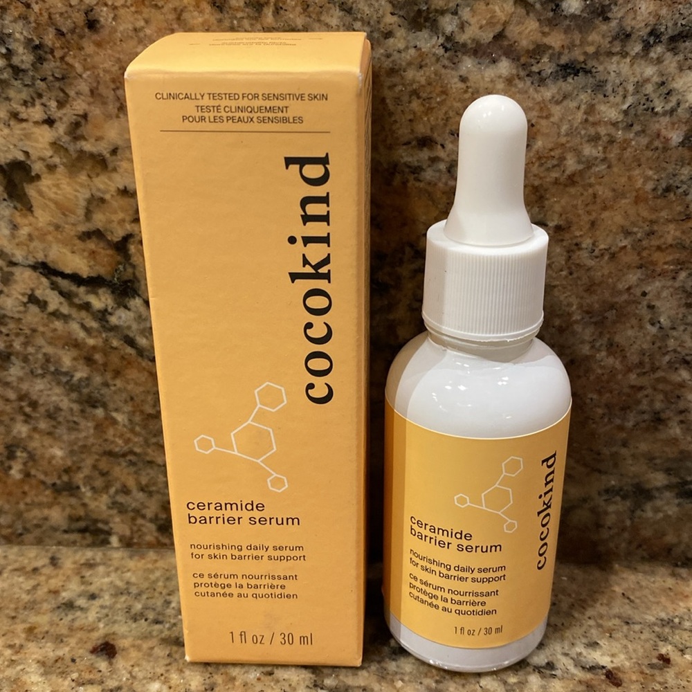 COCOKIND Ceramide Barrier Nourishing Daily Serum, 1.0 oz, NWTag in Box